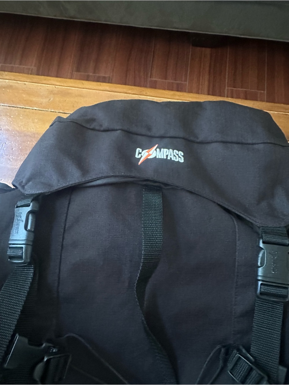 Compass Black Backpack - Picture 2 of 4